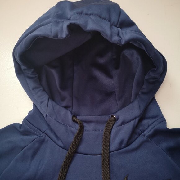 Nike Dri - Fit Ladies Navy Fleece Lined Scuba Hoodie - Picture 5 of 13
